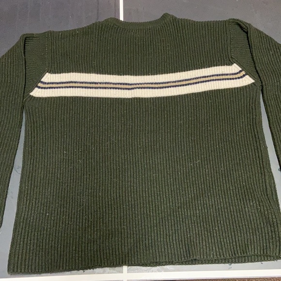 striped green Aeropostale sweater XL - Picture 6 of 7
